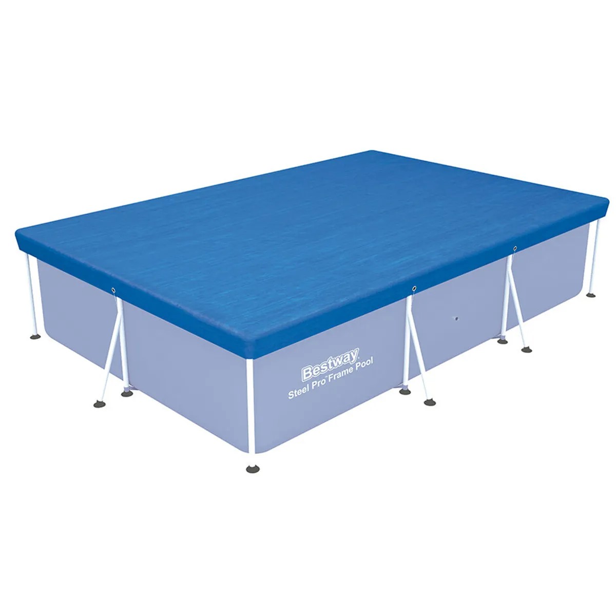 Cobertor Rectangular para Piscina Estructural – 304 x 205 cm
