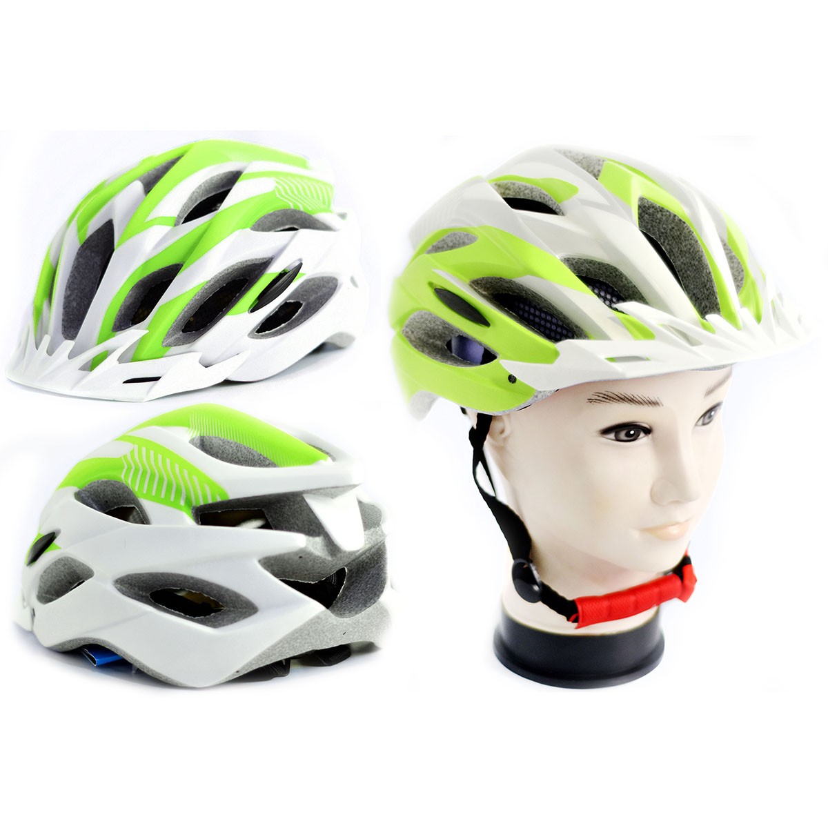 Casco para Bicicleta tipo Profesional con Visera y Luz Led