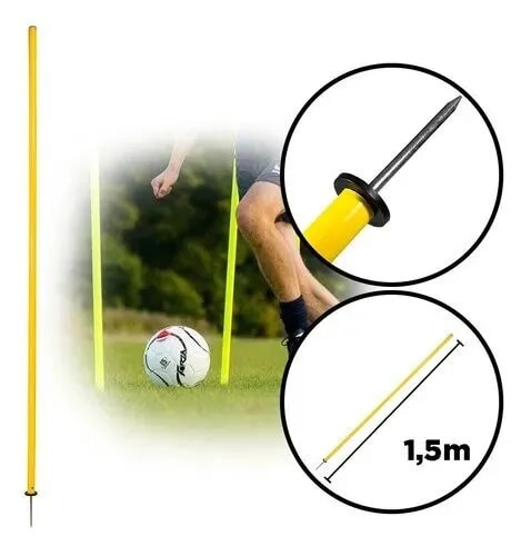 Estaca Deportiva 150cm Con Base Fija