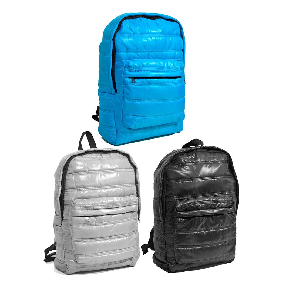 Mochila Capitoneada Grande De Nylon