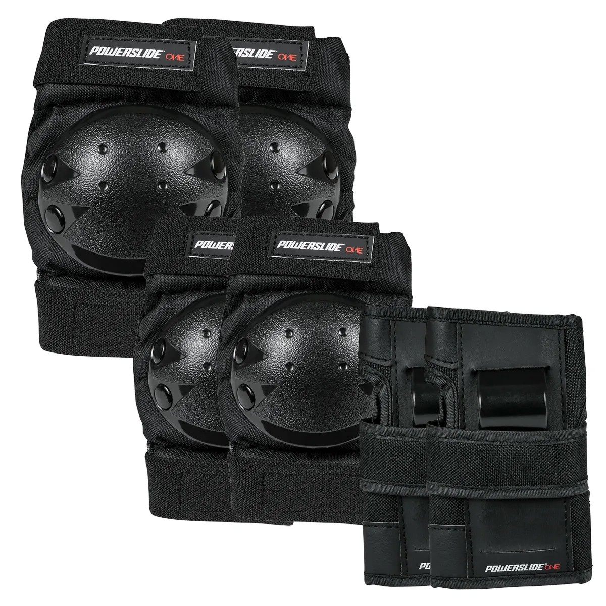 Set de Proteccion de Caidas Rodillera + Codera + Muñequera PowerSlide Niño