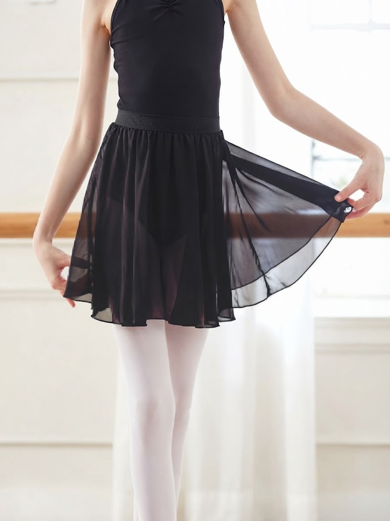 Pollera de Ballet Infantil Con Elástico - Gasa