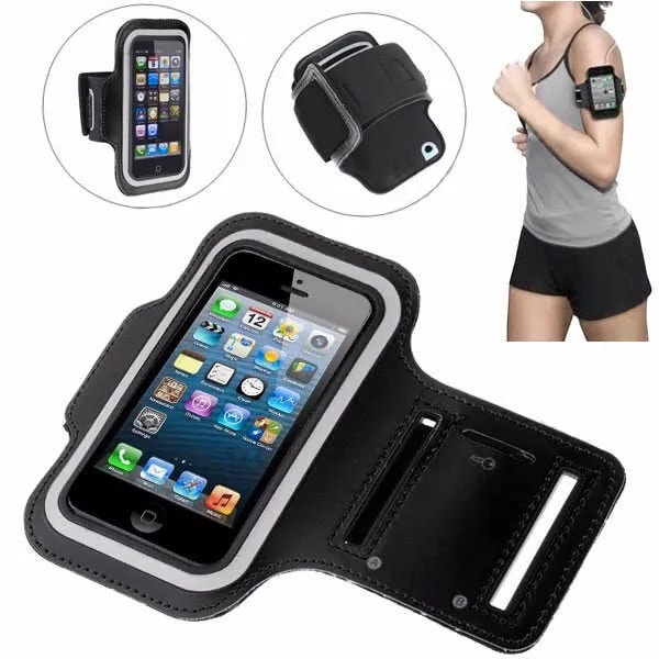 Brazalete Porta Celular Ajustable con Velcro