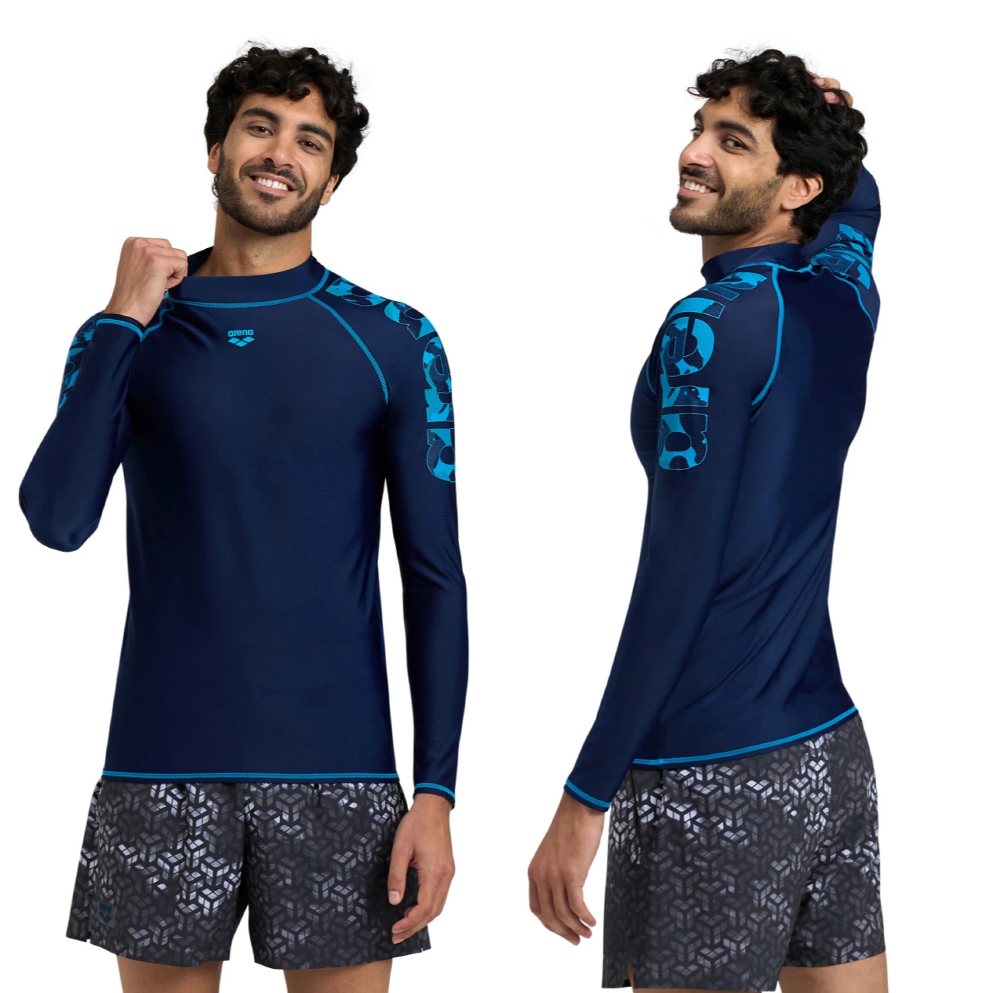 Remera Arena Rash con Proteccion UV