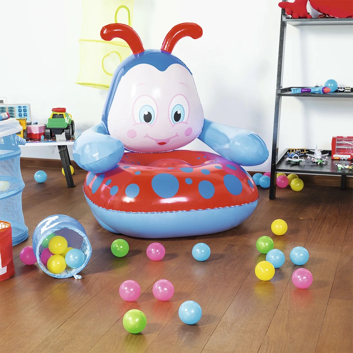 Sillón Infantil Inflable Vaquita de San Antonio