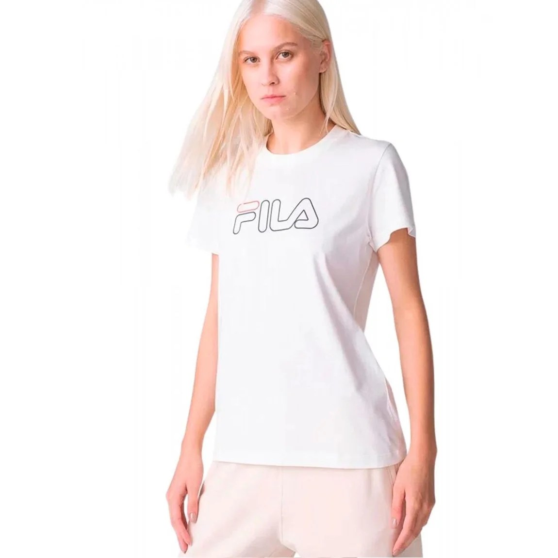 Remera Femenina Basic Outline – Fila