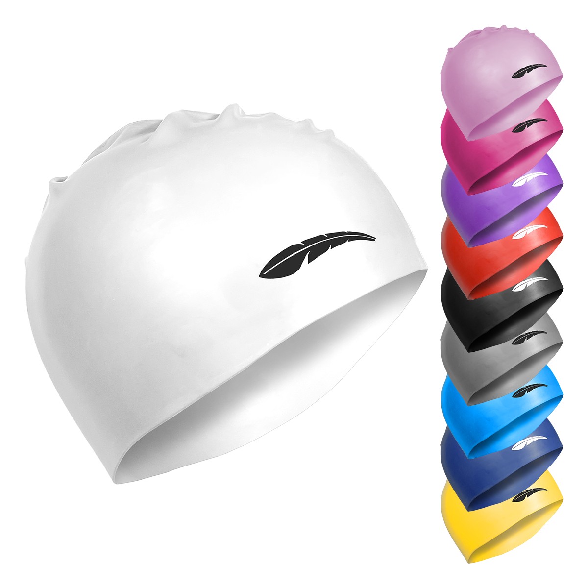 Gorra De Natacion 100% Silicona Charrua