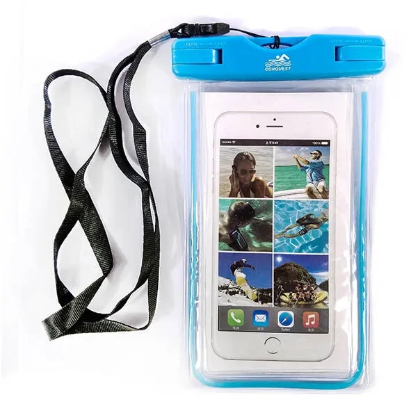 Funda Conquest Protectora Para Celular Resistente Al Agua Con Cinta