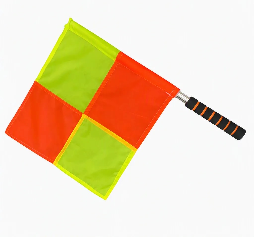 Banderín Árbitro Línea X2 Con Estuche