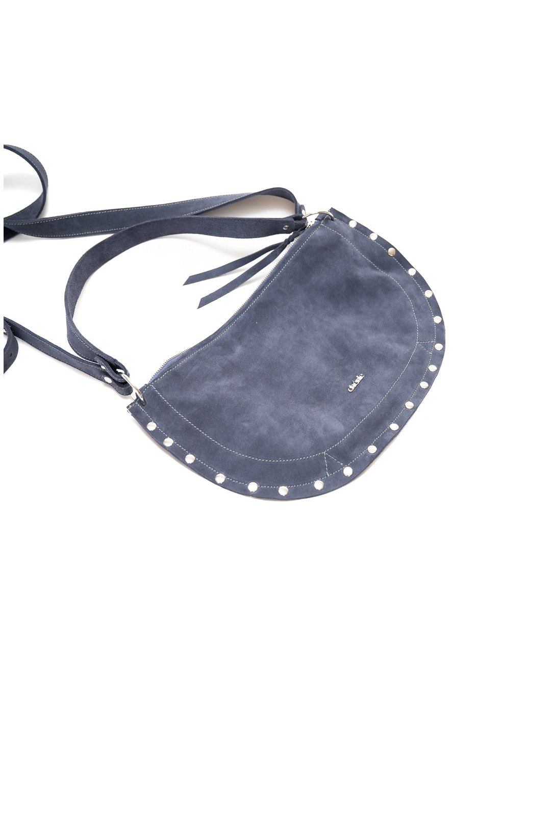 CARTERA ANY GAMUZA AZUL PIEDRA