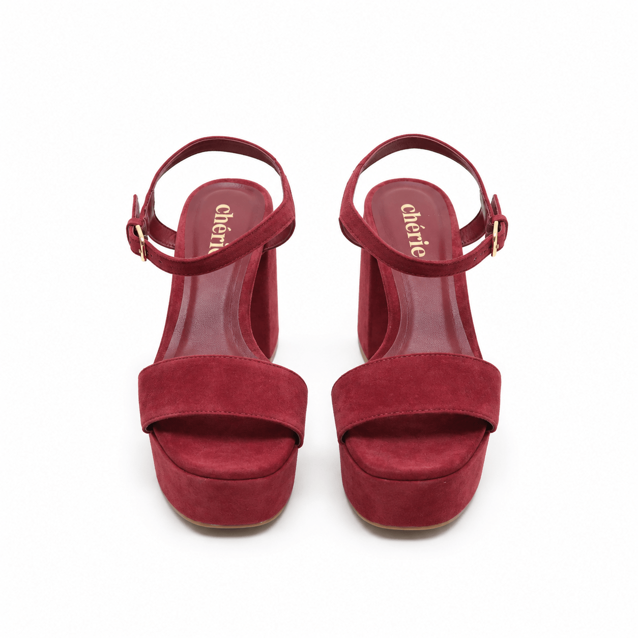 SANDALIA FIESTA DALIA GAMUZA MALBEC