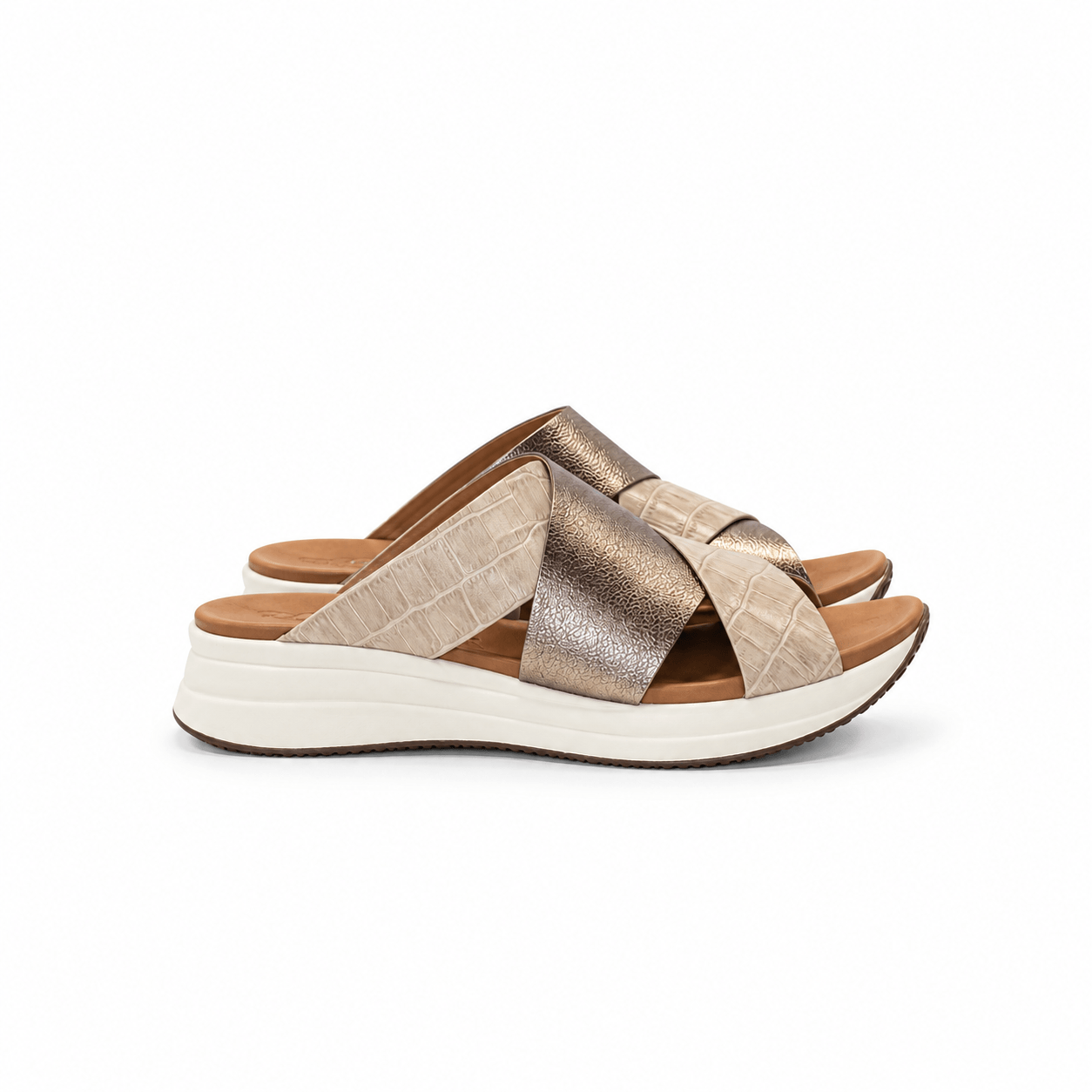 SANDALIA NUMA FLEX ORO BRUMA