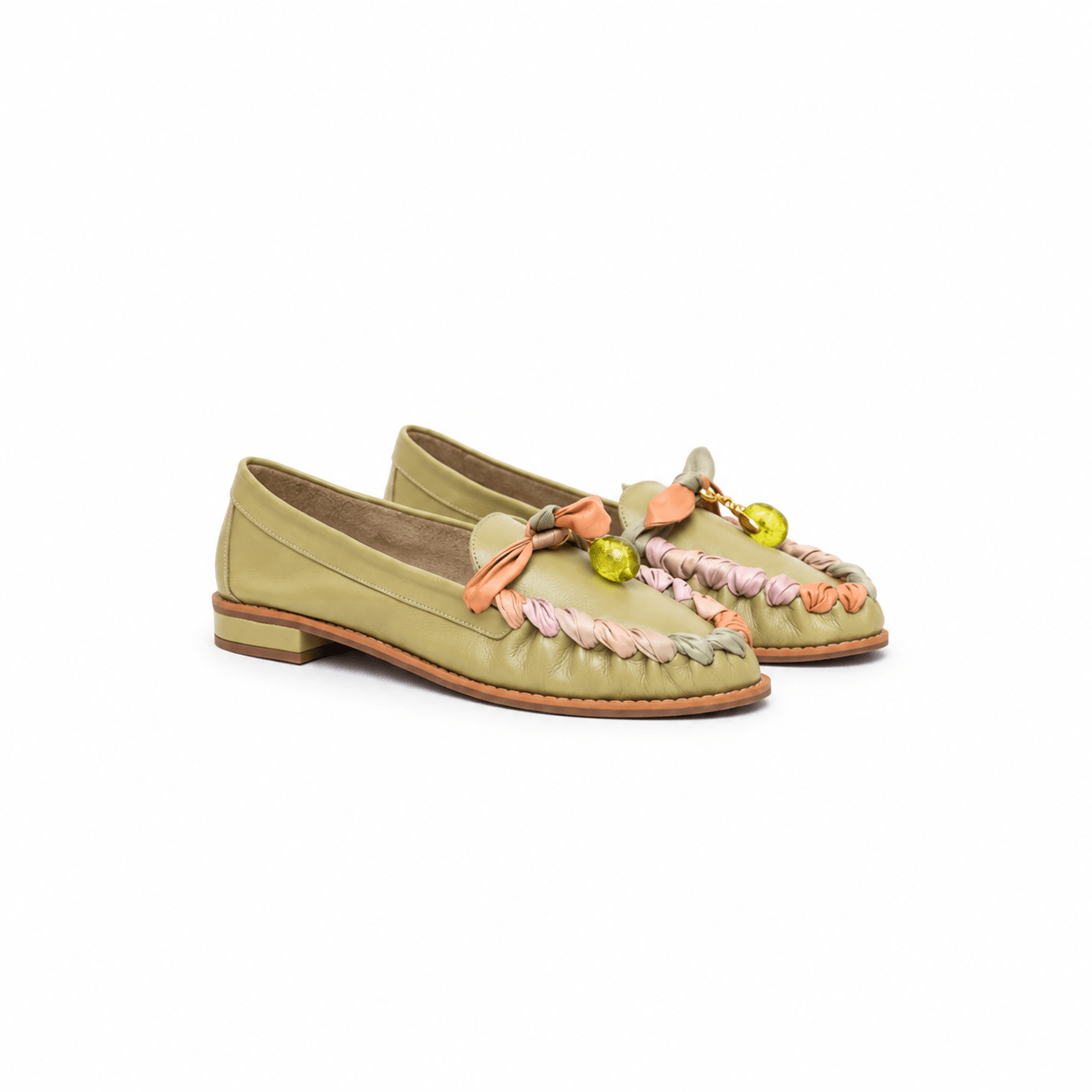 MOCASÍN ALHELI PISTACHO