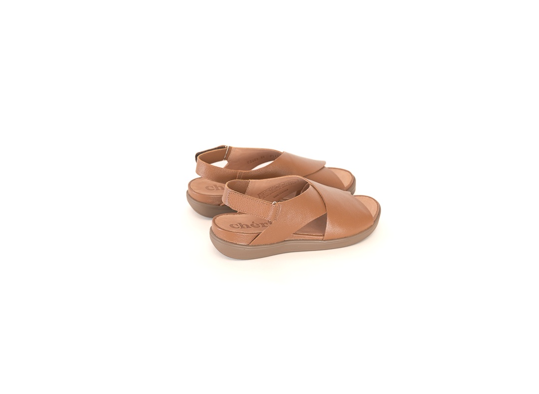 SANDALIA TEXY FLEX CARAMELO