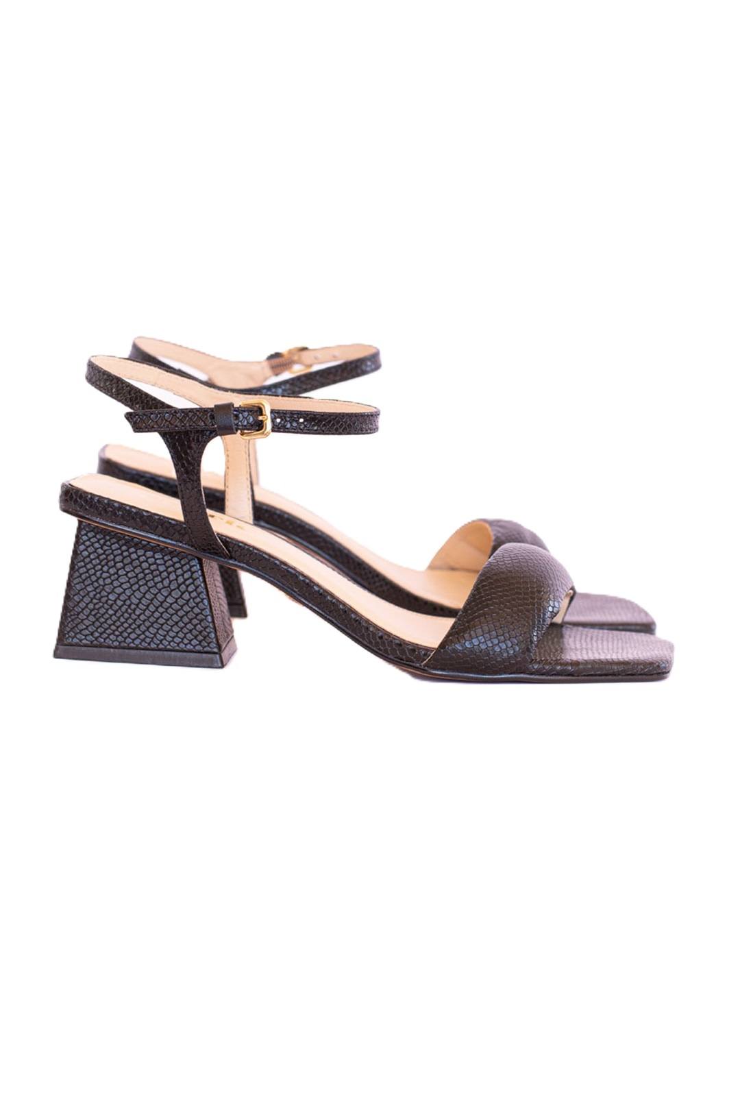 SANDALIAS ANIKKA NEGRO TEXTURED