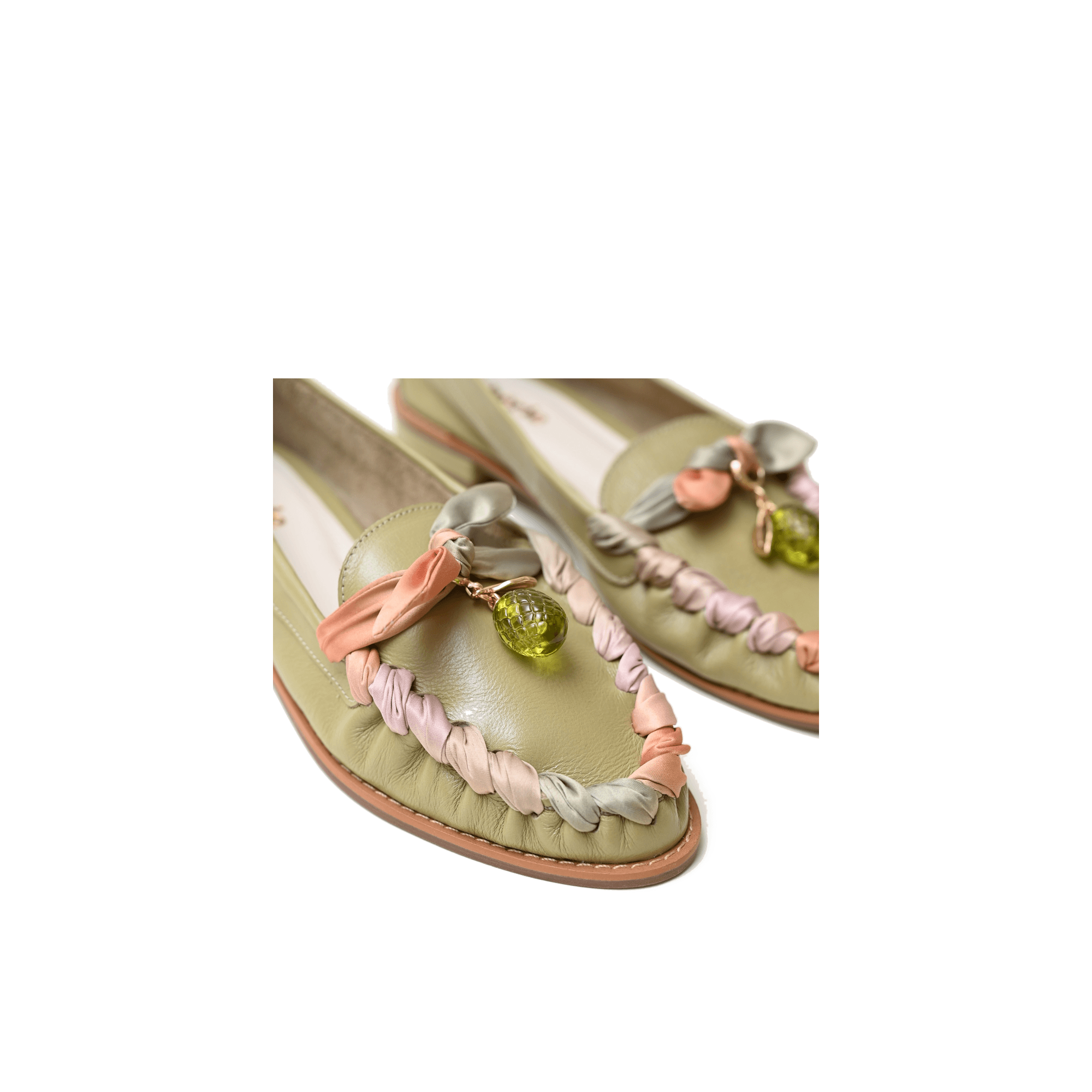MOCASÍN ALHELI PISTACHO