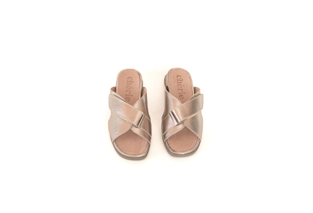 SANDALIA FOLY FLEX ORO BRUMA