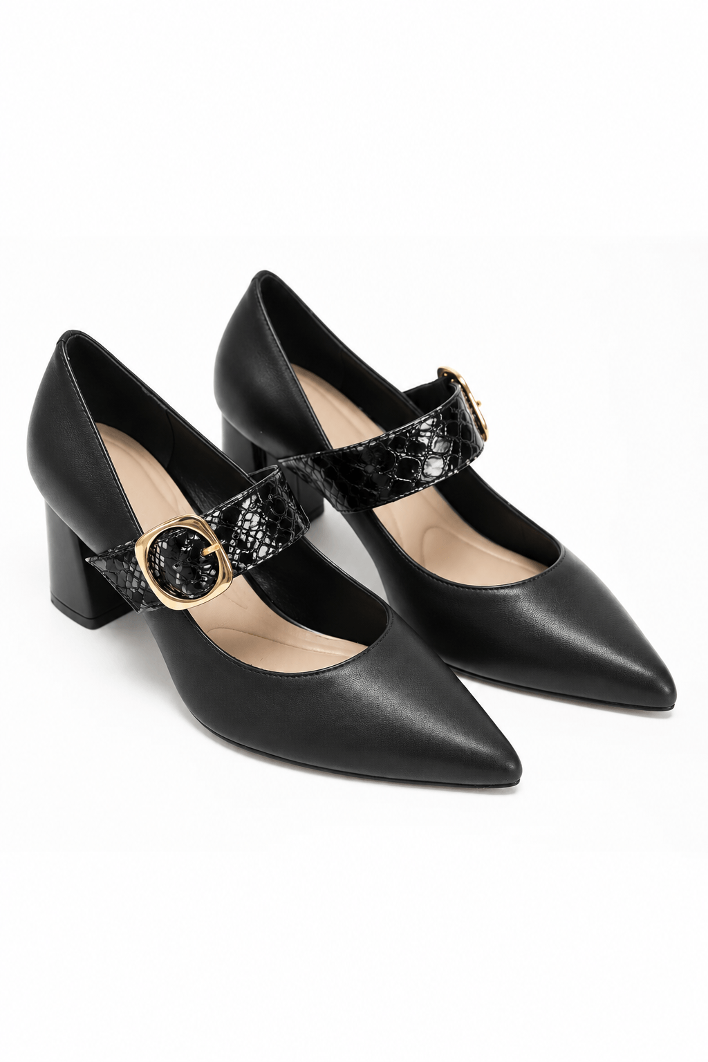 STILETTO LAFE CHAROL NEGRO