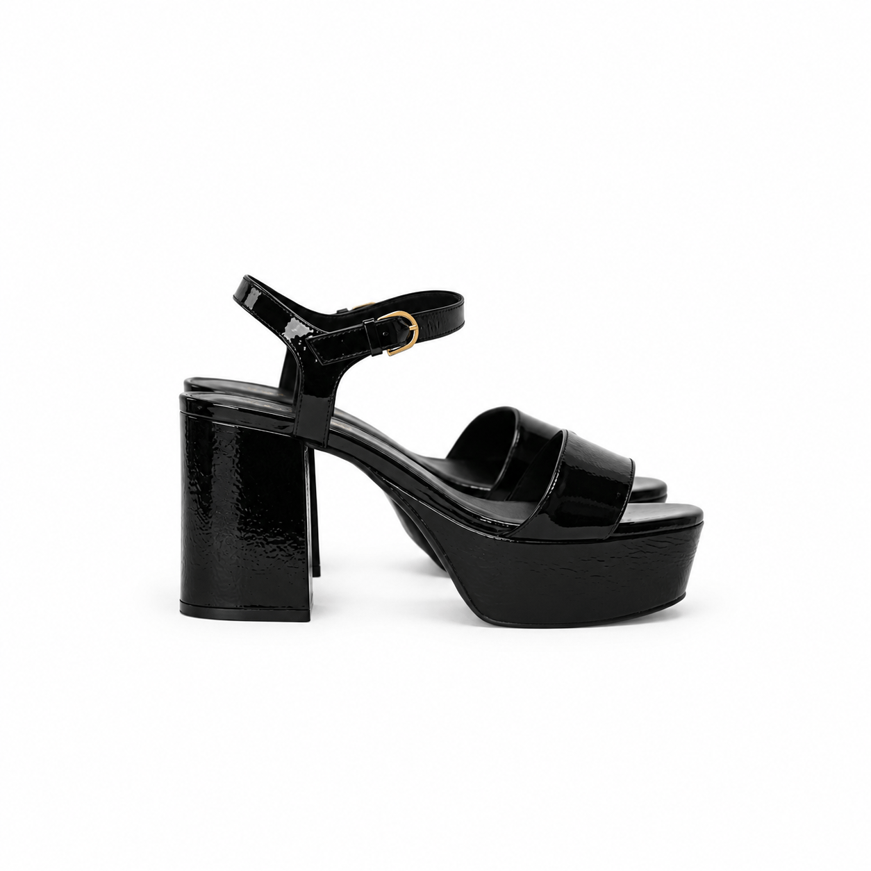 SANDALIA FIESTA DALIA CHAROL NEGRO