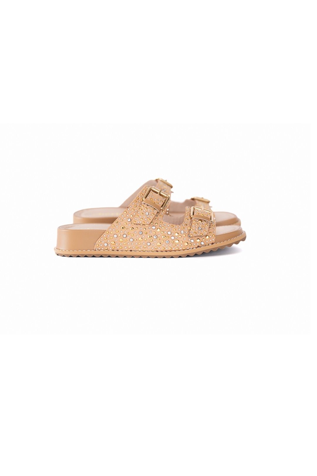 SANDALIA BIRKI SHINY CAMEL