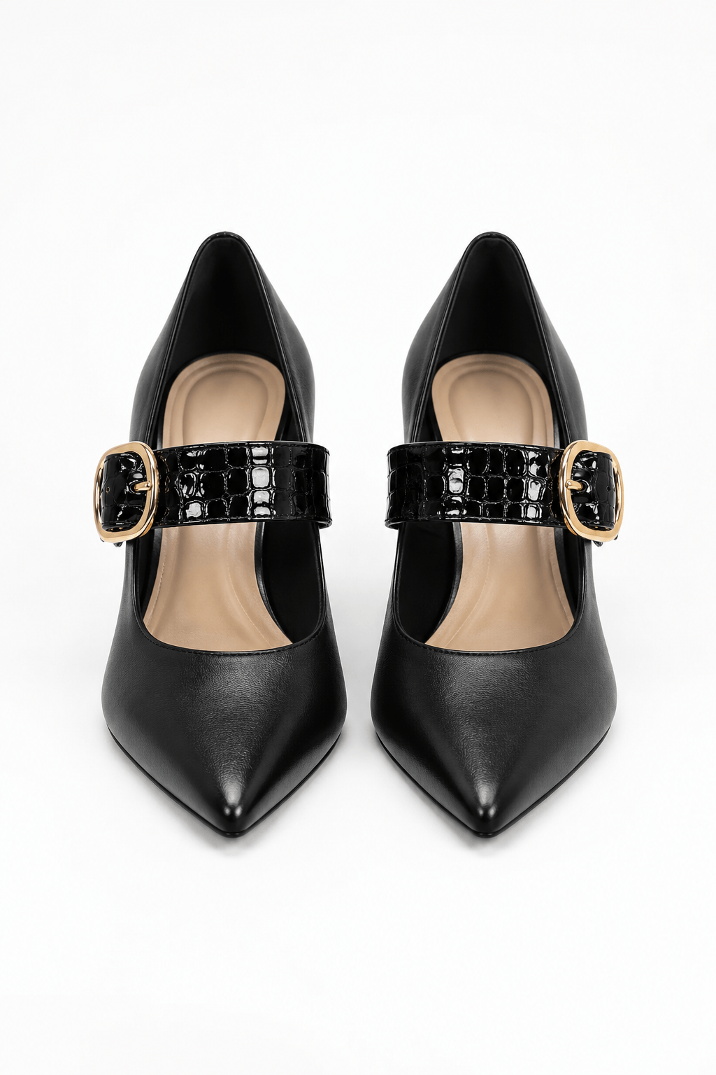 STILETTO LAFE CHAROL NEGRO