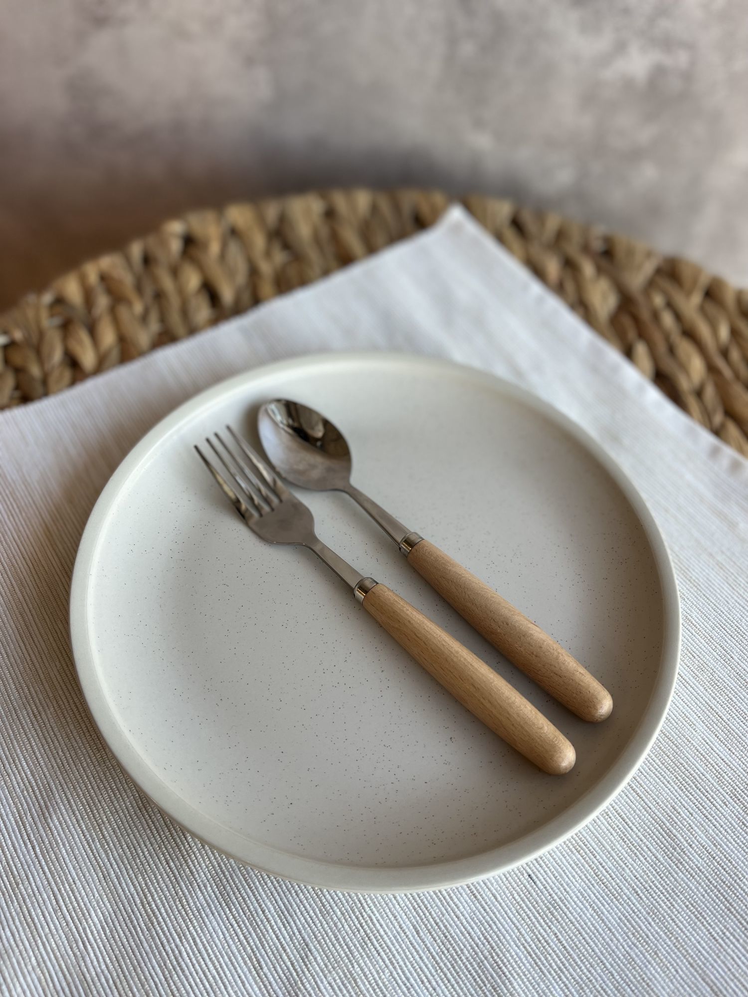 Set de cubiertos para postre