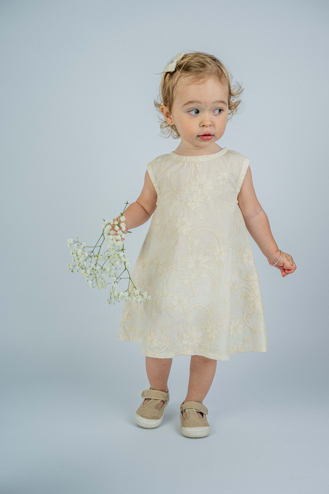 Vestido Fiore bordado