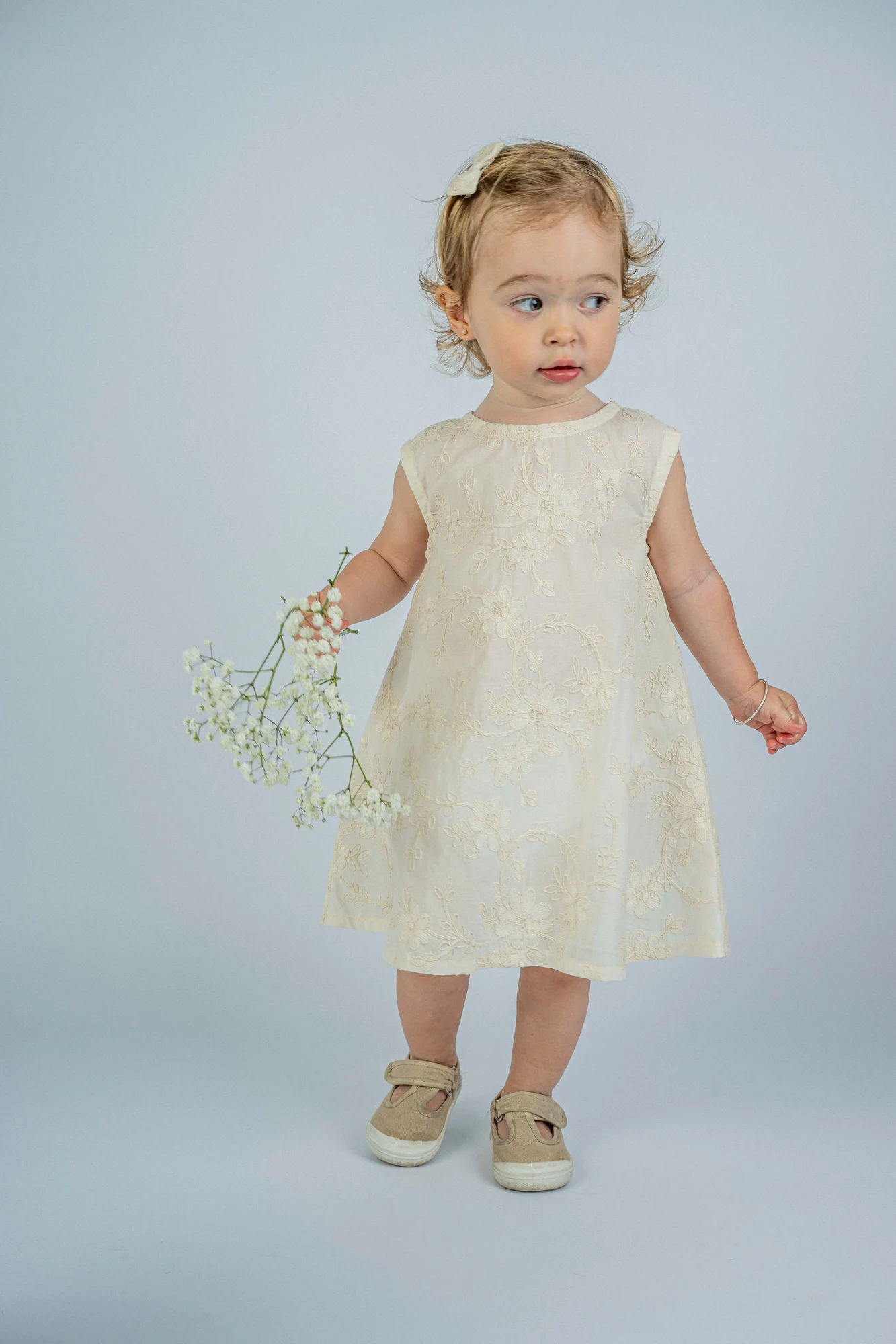 Vestido Fiore bordado