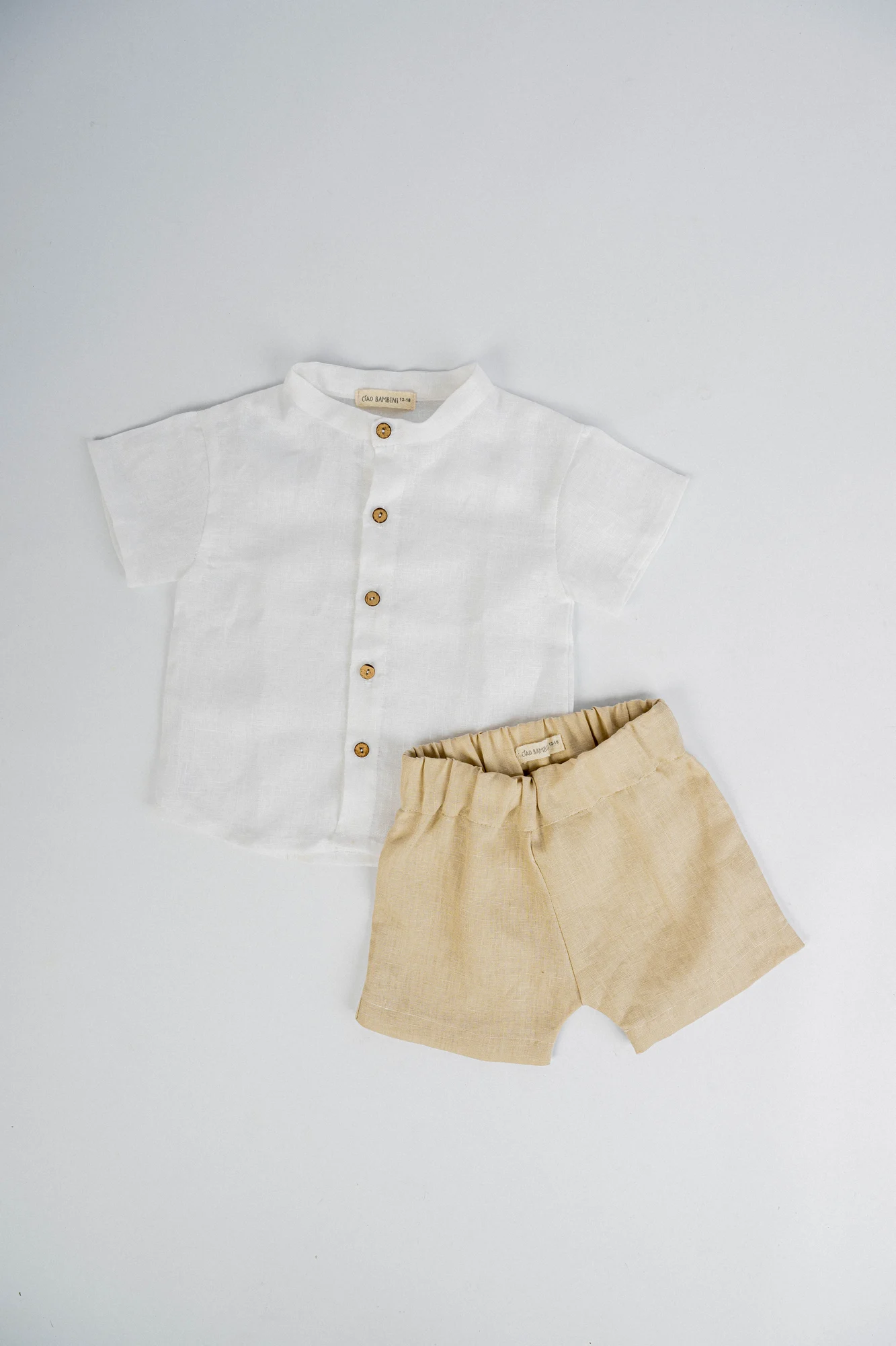 Camisa Manga Corta Lino