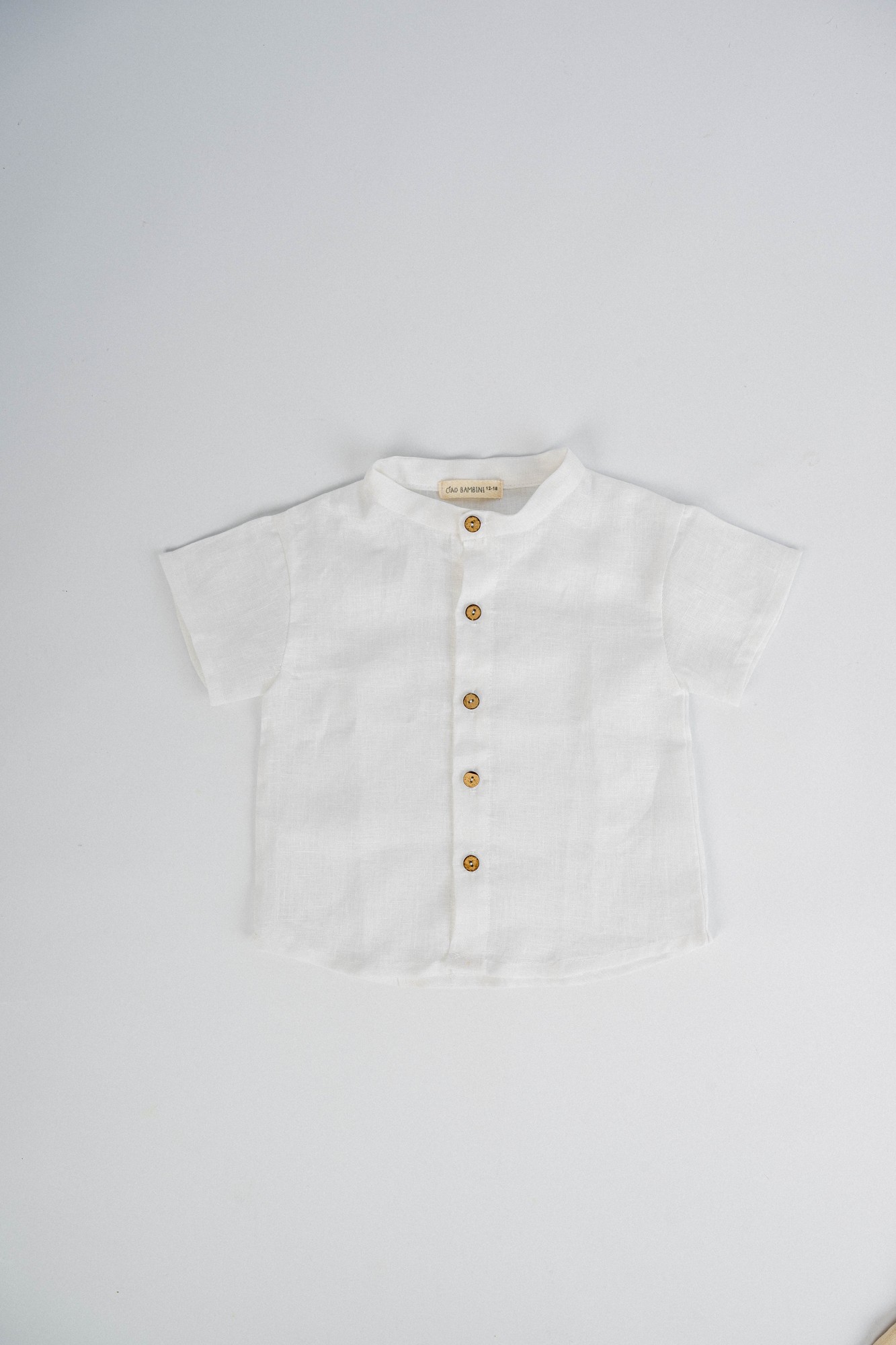 Camisa Manga Corta Lino