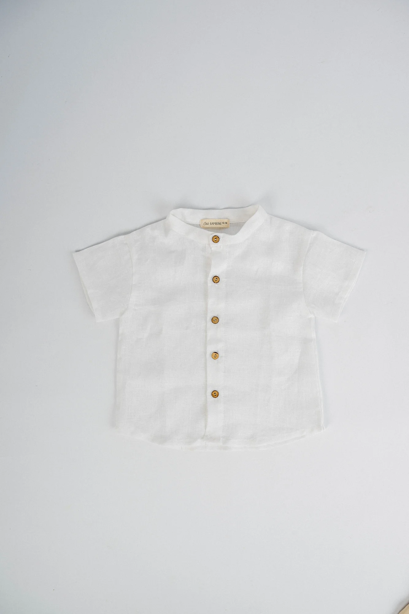 Camisa Manga Corta Lino