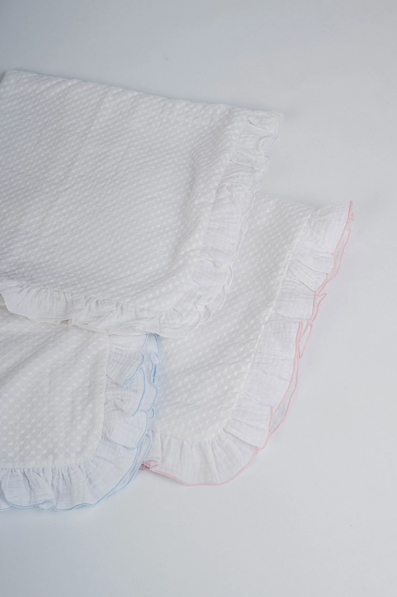Rebozo de algodón bordado