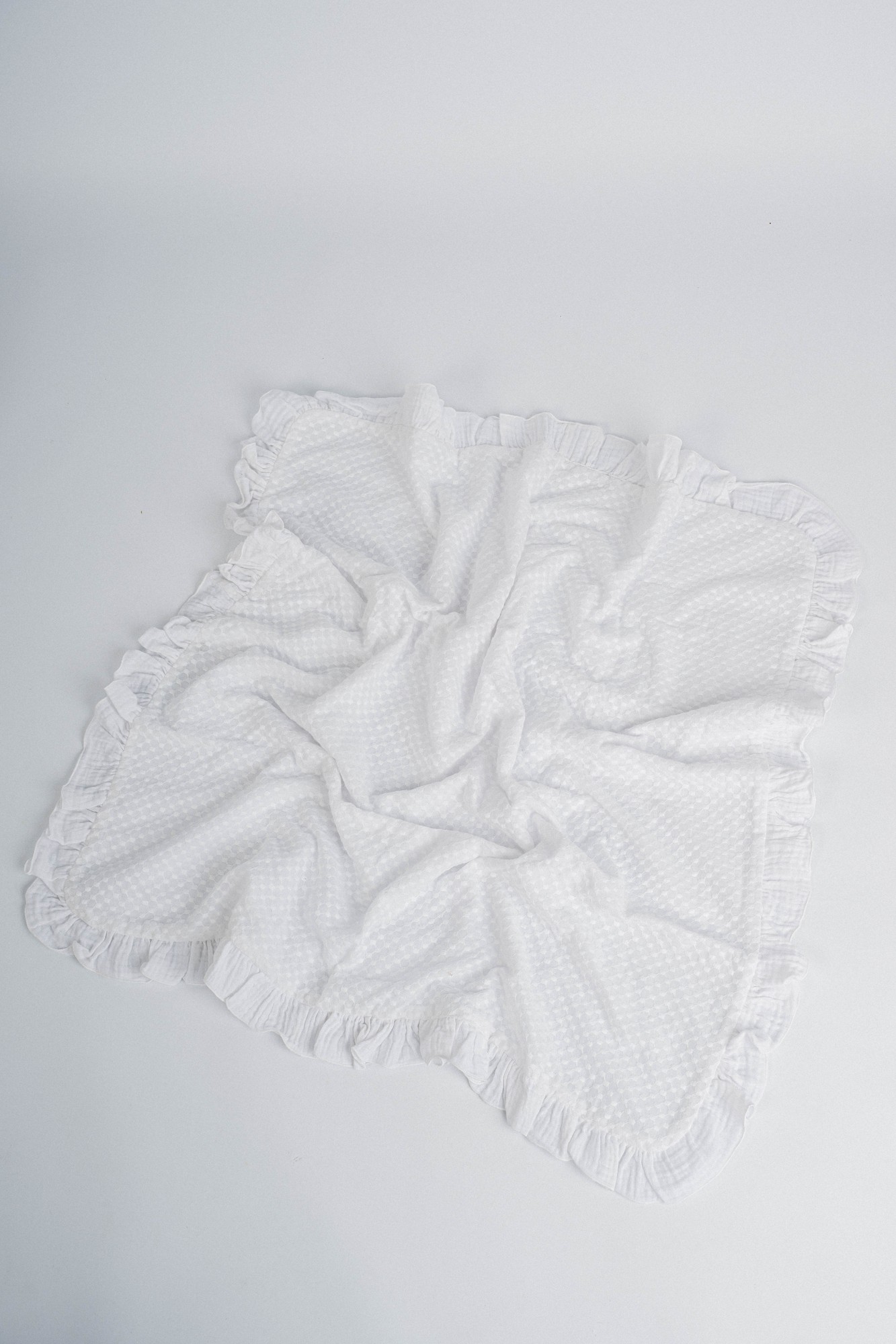 Rebozo de algodón bordado