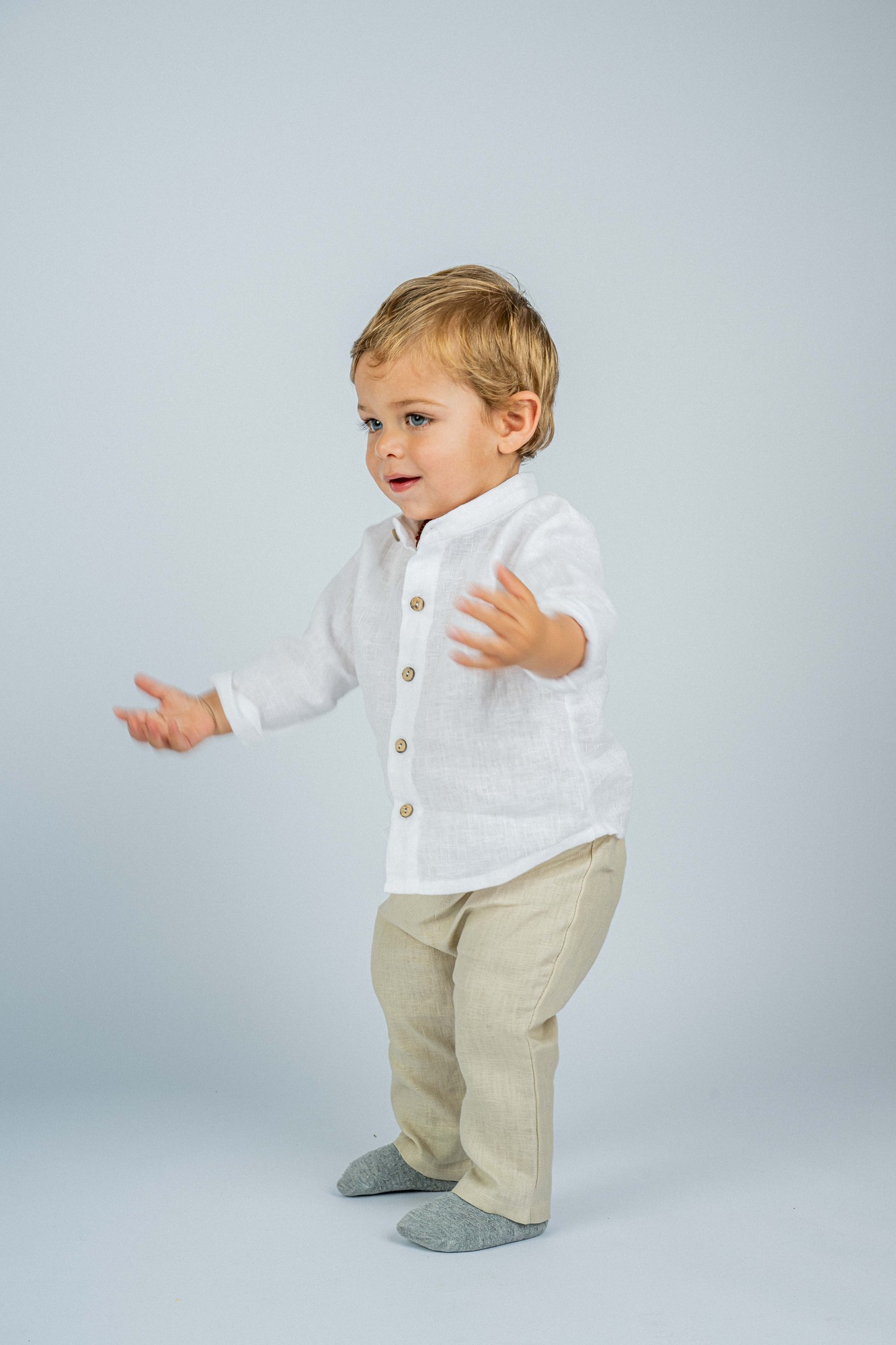Camisa Manga Larga Lino