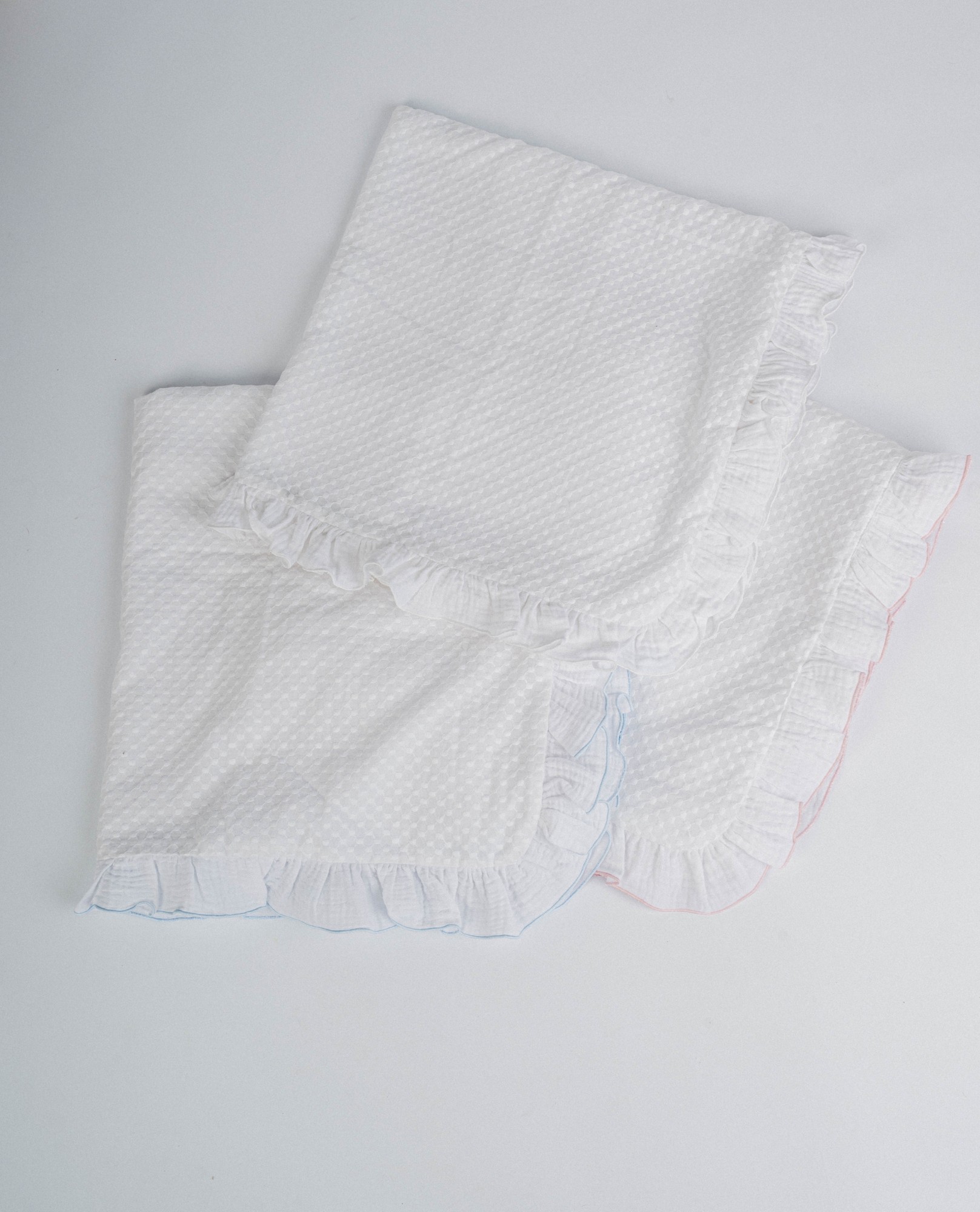 Rebozo de algodón bordado
