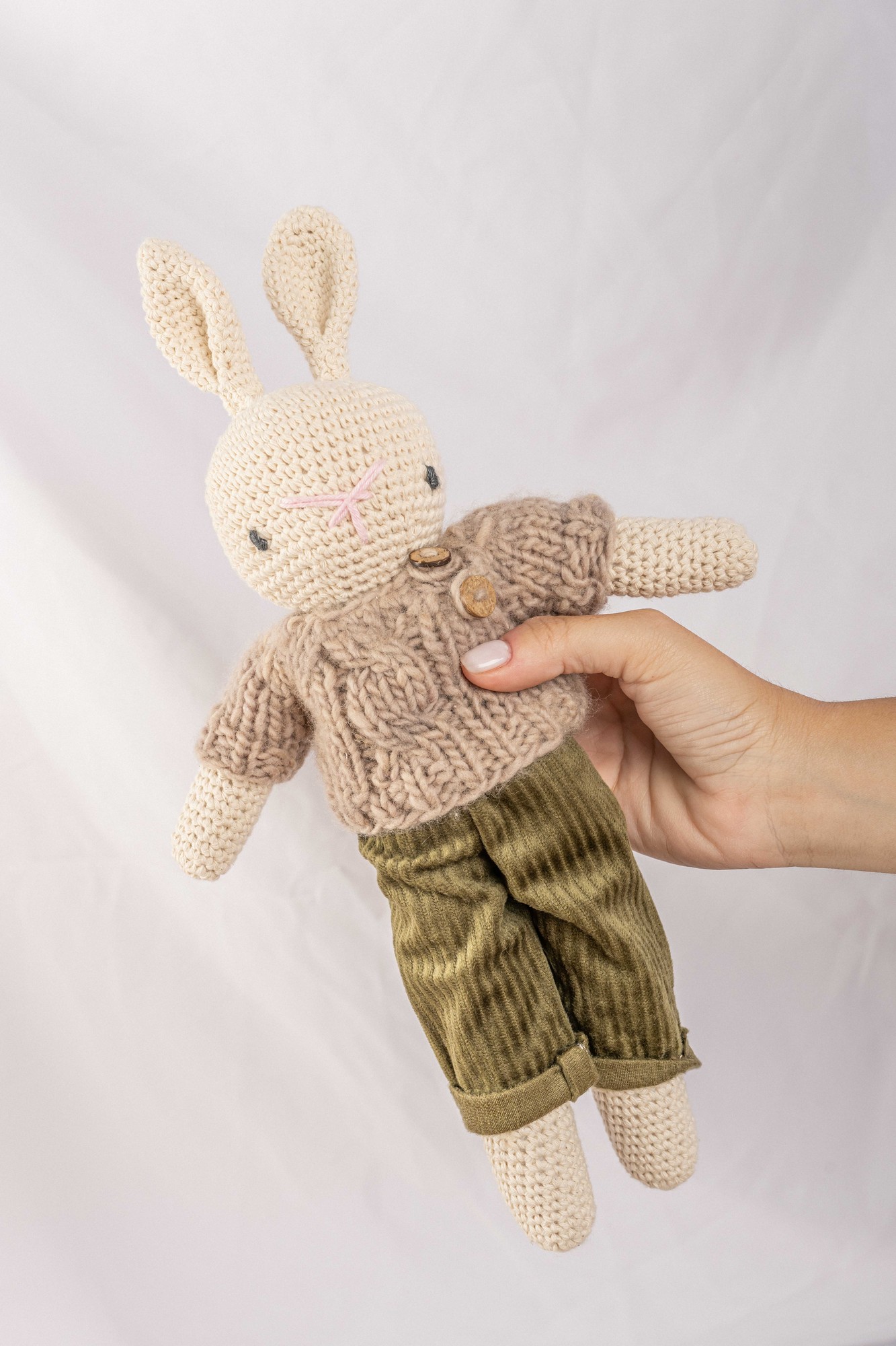 Conejo amigurumi vestido