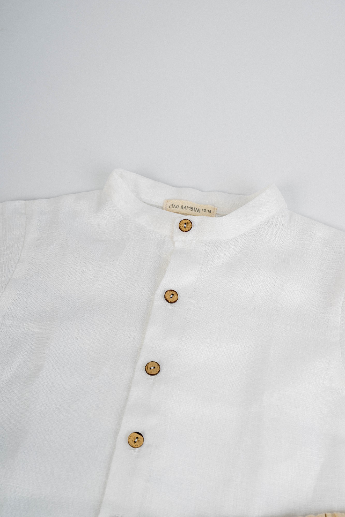 Camisa Manga Corta Lino