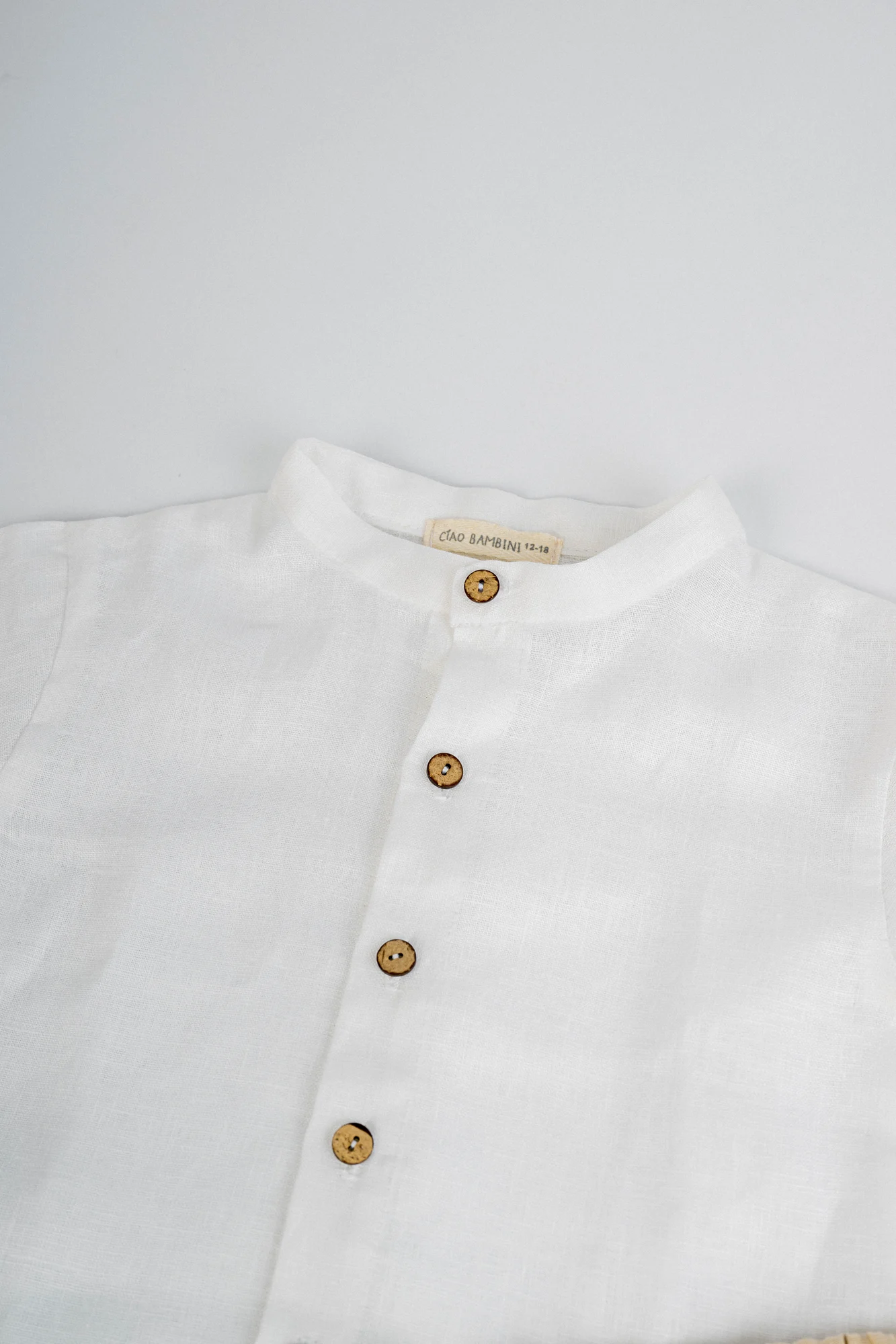 Camisa Manga Corta Lino