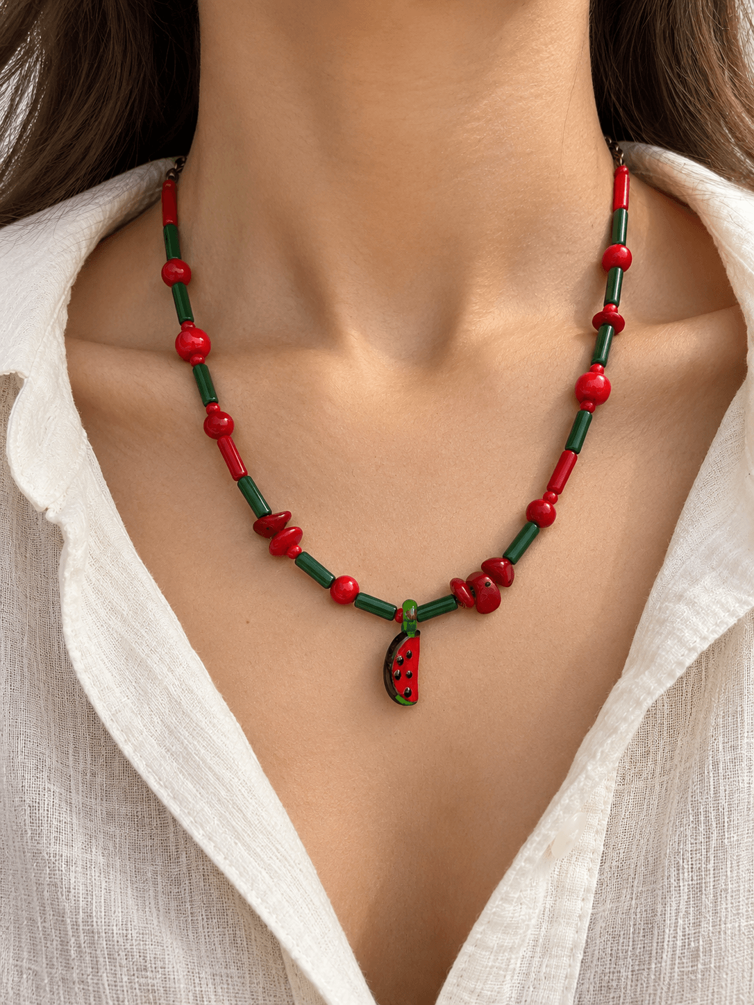 Watermelon Necklace
