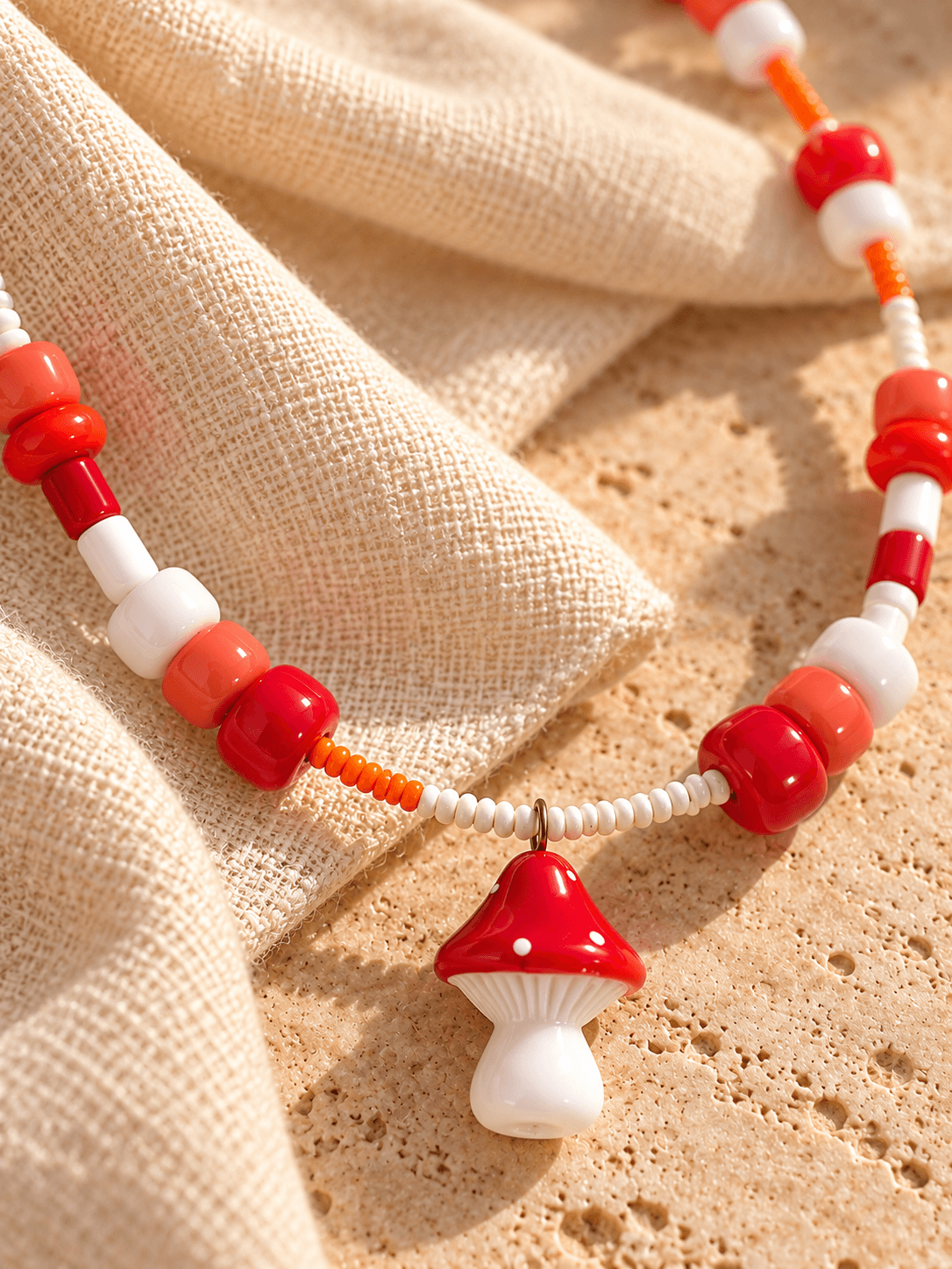 Mushroom Necklace
