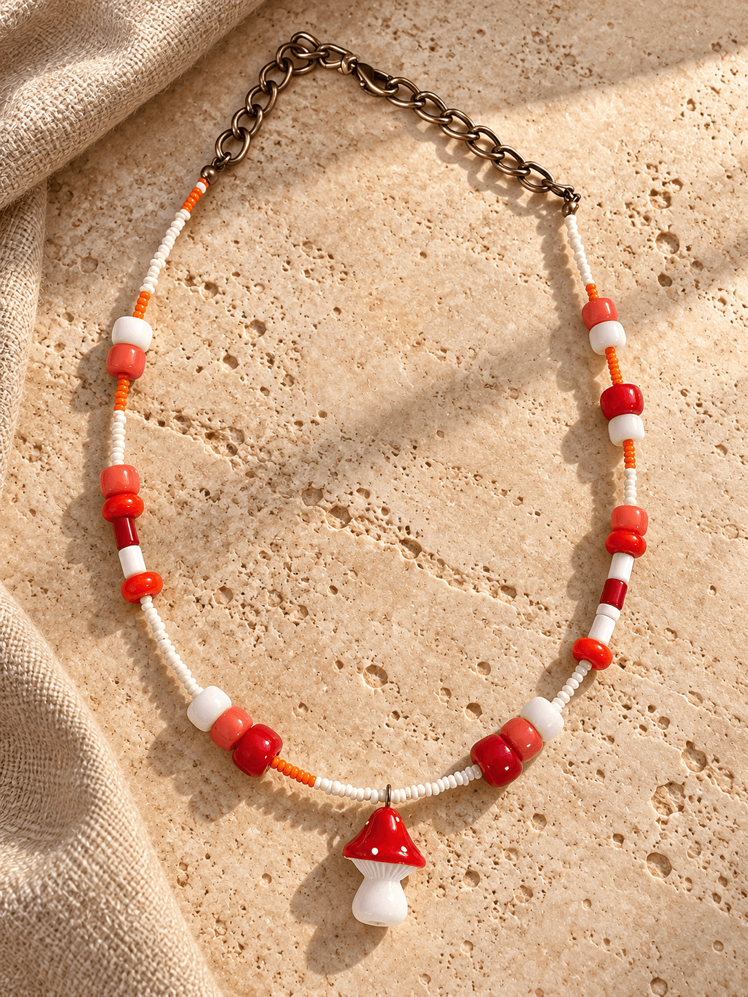 Mushroom Necklace