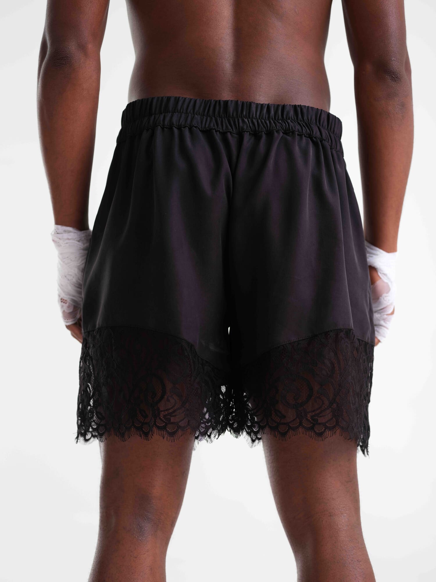 short c/encaje