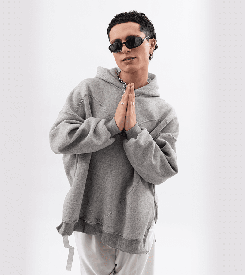 Hoodie  oversize  luv