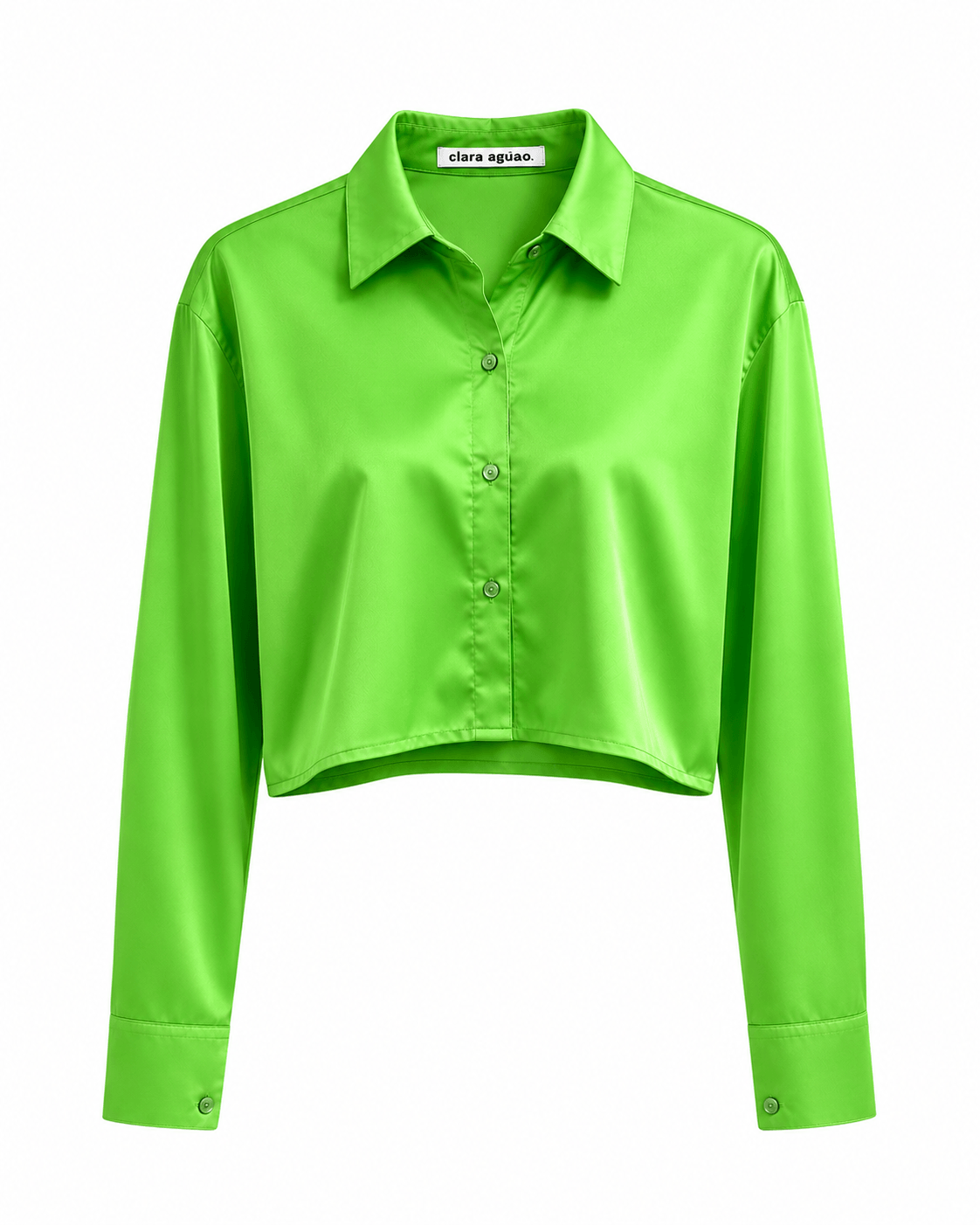 camisa neón crop