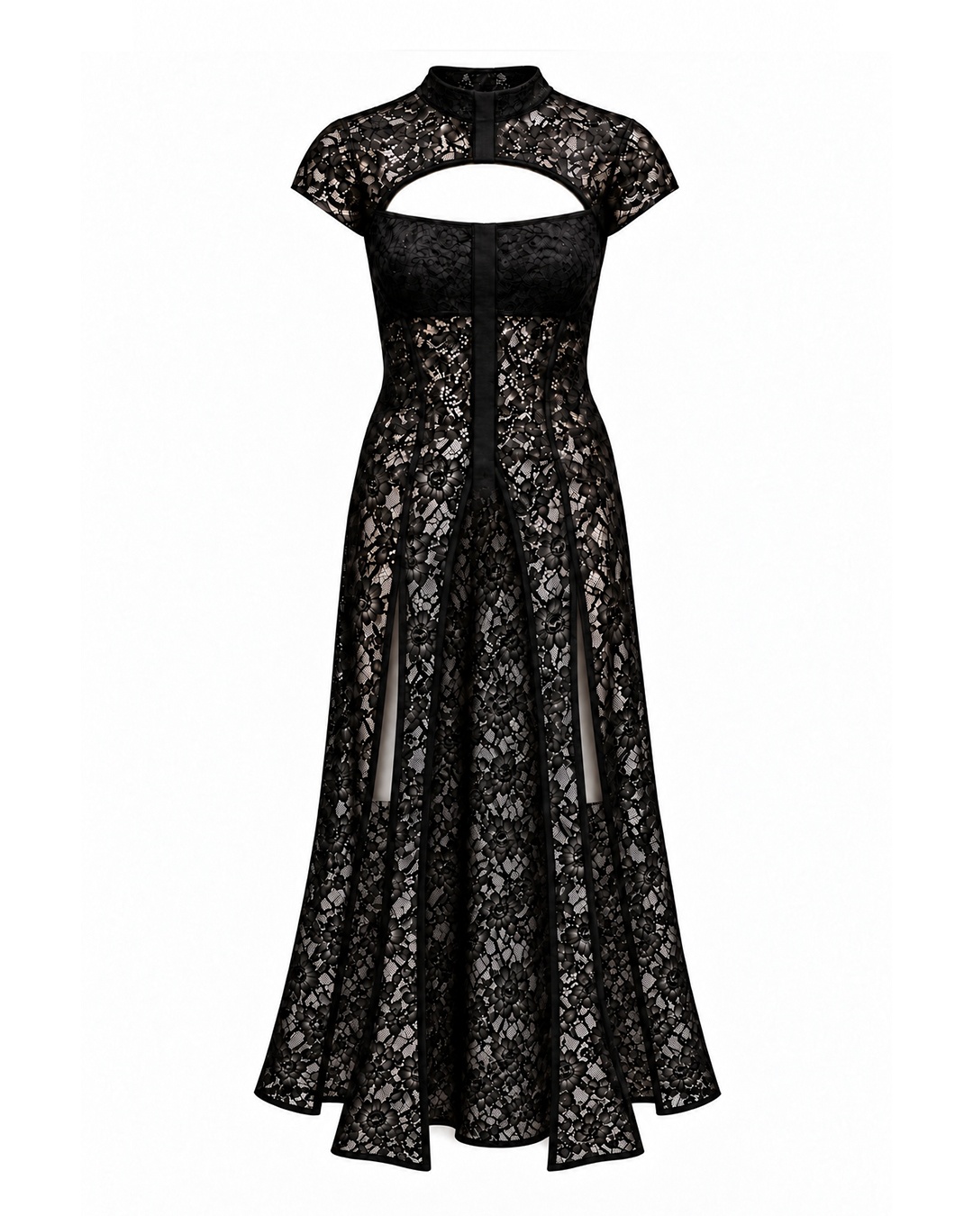 vestido full-encaje