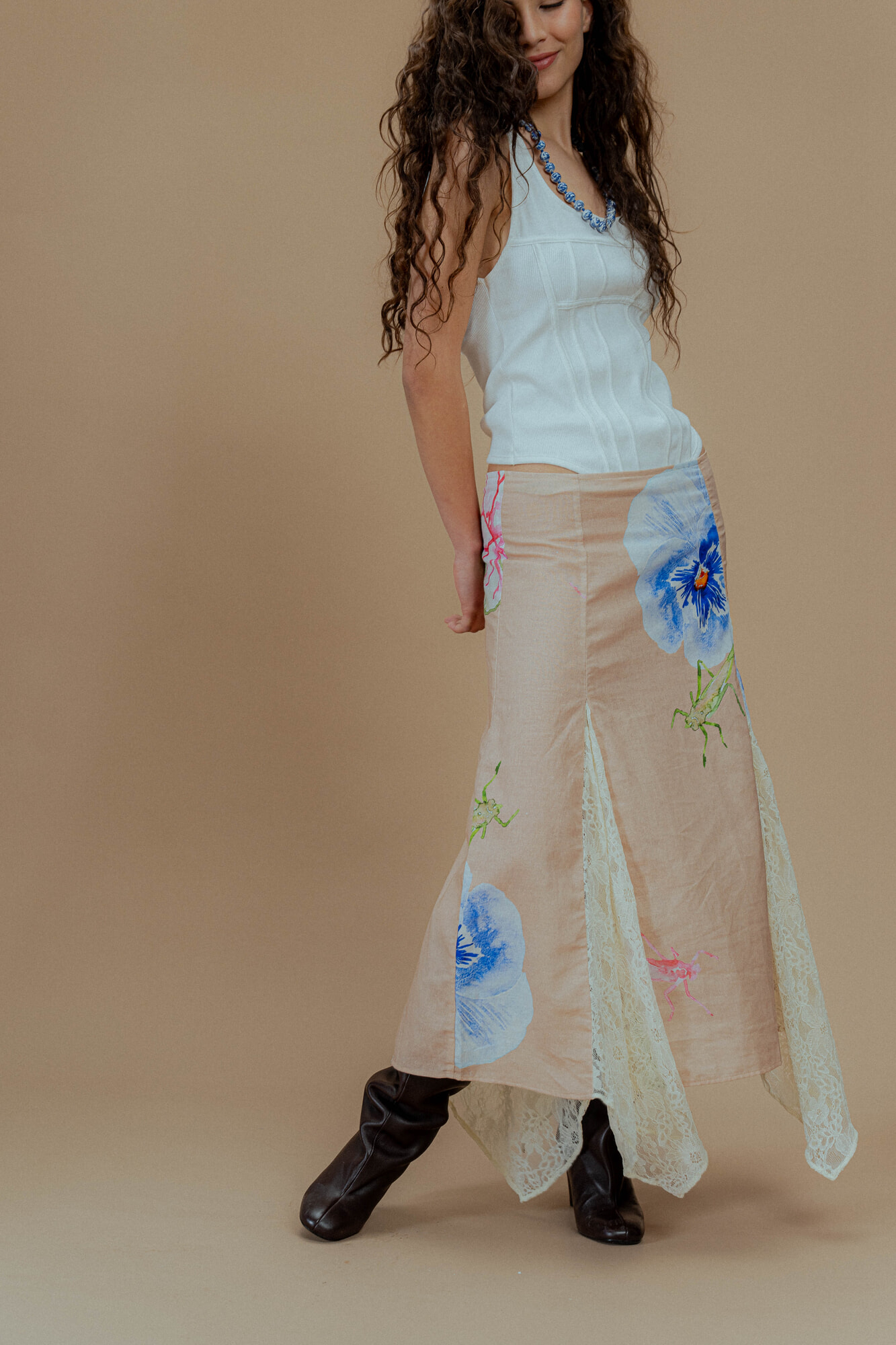 Falda Gipsy Lino