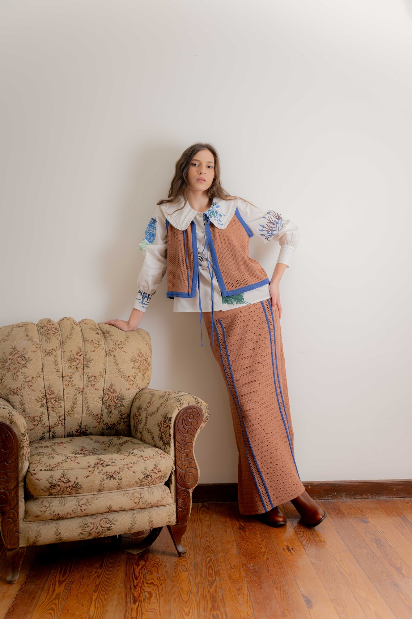 Falda Braga Larga