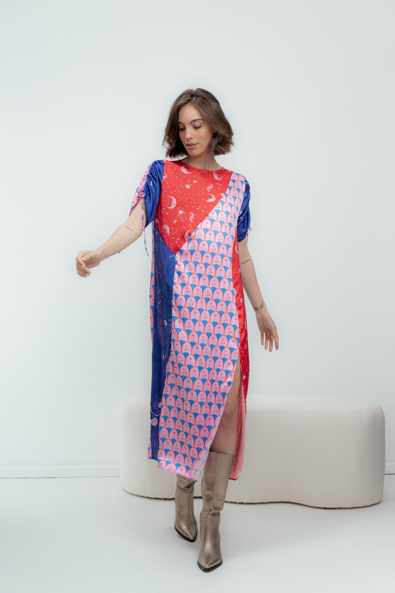 Vestido Petals Cherry