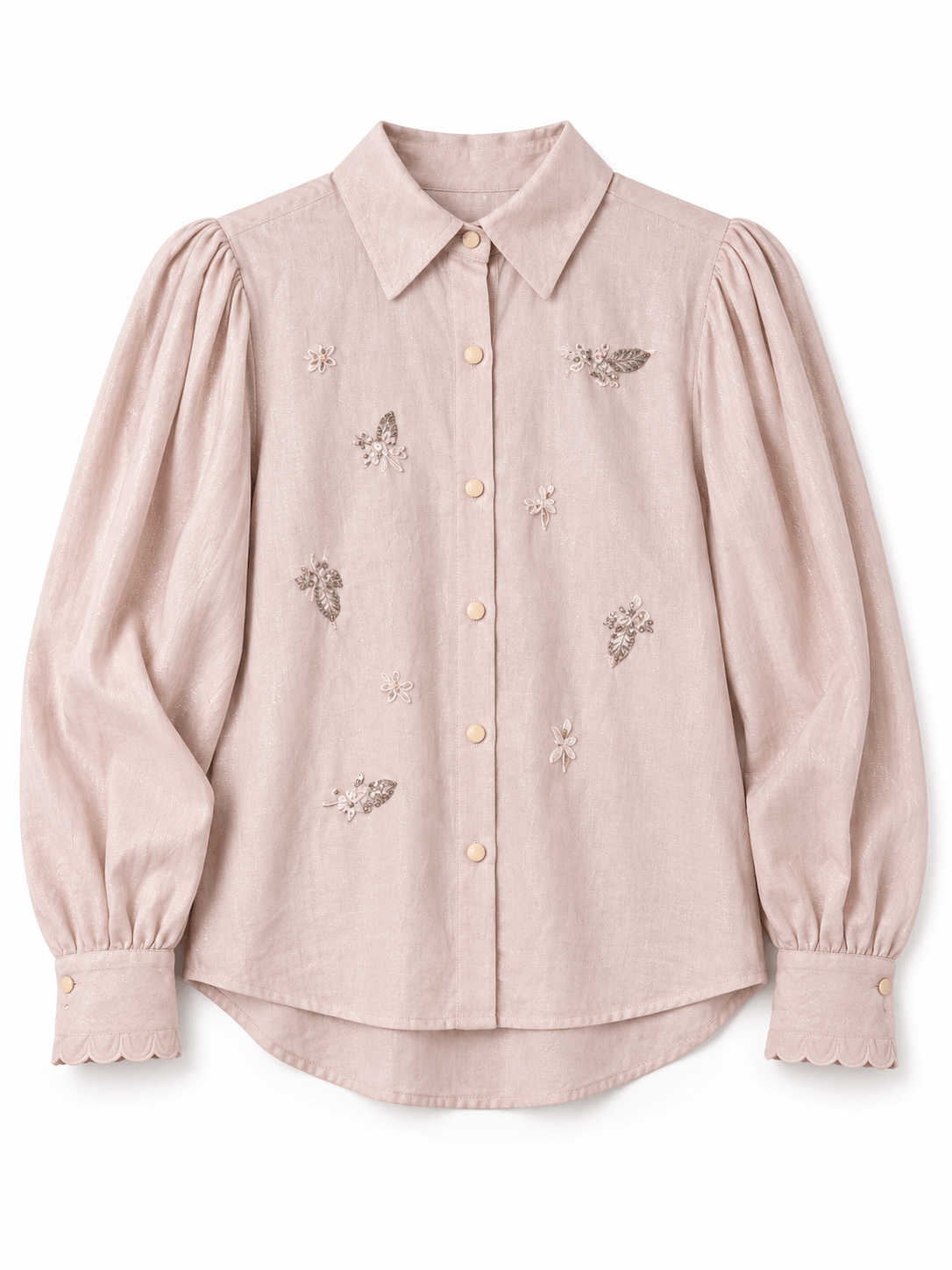 CAMISA CRUDA BORDADA