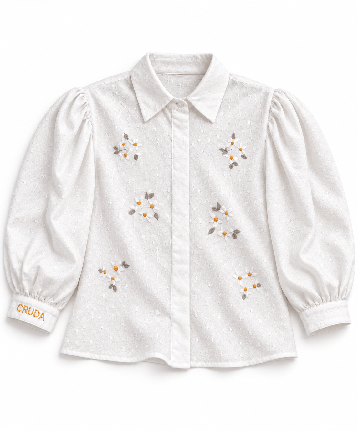 CAMISA TRAMA BORDADA